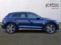 Used Audi Q5 S-Line 200 HP (147 kW) 2022 Blue SUV