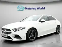 Used Mercedes A250 AMG line 224 HP (164 kW) 2019 White Sedan