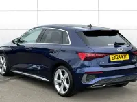 Used Audi A3 S-Line 110 HP (80 kW) 2024 Blue Hatchback