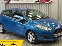 Used Ford Fiesta Zetec 2013 Blue Hatchback