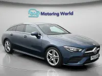 Used Mercedes CLA200 Shooting Brake AMG line 163 HP (119 kW) 2022 Blue Estate