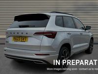 Used Skoda Karoq SportLine 150 HP (110 kW) 2023 Brilliant silver metallic SUV