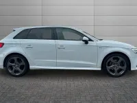 Used Audi A3 S-Line 150 HP (110 kW) 2018 White Sedan