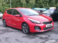 Used Kia Ceed GT-Line 118 HP (86 kW) 2018 Red Hatchback