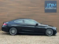 Begagnad Mercedes C250 AMG Line Premium 2018 Svart Sportkupé