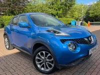 Used Nissan Juke Tekna 112 HP (82 kW) 2019 Blue SUV