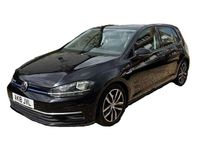 Used VW Golf VII SE 130 HP (95 kW) 2018 Black Hatchback