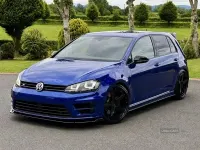Used VW Golf VII R 2017 Blue Hatchback