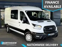 Used Ford Transit Trend 130 HP (95 kW) 2024 White Van