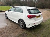 Used Mercedes A180 AMG line 116 HP (85 kW) 2018 White Hatchback