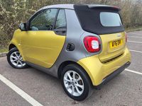Used Smart ForTwo Cabrio Passion 71 HP (52 kW) 2016 Yellow Cabriolet