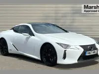 Used Lexus LC 500 Sport Line 353 HP (259 kW) 2018 White Coupe