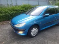 Used Peugeot 206 68 HP (50 kW) 2002 Blue Hatchback