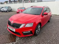 Used Skoda Octavia vRS 184 HP (135 kW) 2018 Red Estate