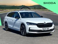 Used Skoda Superb SportLine 200 HP (147 kW) 2026 White Estate