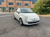 Used Fiat 500 Lounge 2008 White Hatchback