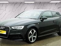 Used Audi A3 S-Line 190 HP (139 kW) 2017 Black Hatchback