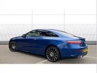 Used Mercedes E300 AMG line 254 HP (186 kW) 2022 Blue Coupe