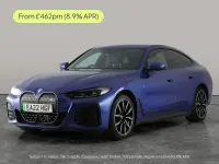 Used BMW i4 M Sport 250 kW (340 HP) 2022 Blue Sedan