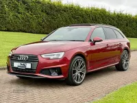 Used Audi A4 S-Line 190 HP (139 kW) 2019 Red Estate