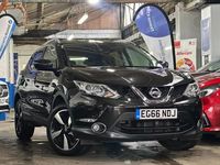 Used Nissan Qashqai N-Connecta 115 HP (84 kW) 2016 Black SUV