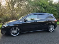 Used Mercedes B180 AMG Line Premium 122 HP (89 kW) 2015 Black Hatchback