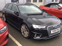 Used Audi A4 S-Line 190 HP (139 kW) 2019 Black Estate