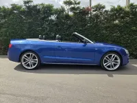 Used Audi A5 Cabriolet S-Line 245 HP (180 kW) 2015 Blue Cabriolet