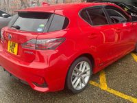 Used Lexus CT200h 2014 Red Hatchback