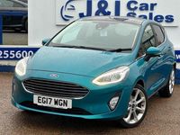 Used Ford Fiesta Titanium 100 HP (73 kW) 2017 Blue Hatchback