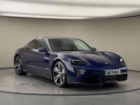 Used Porsche Taycan Performance Package 11 kW (15 HP) 2021 Gentian blue metallic Sedan