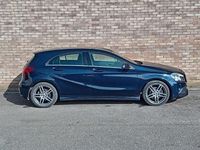 Used Mercedes A200 AMG line 136 HP (100 kW) 2018 Blue Hatchback