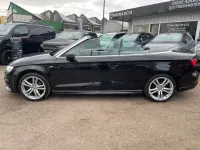 Used Audi A3 Cabriolet S-Line 150 HP (110 kW) 2017 Black Cabriolet