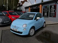 Usado Fiat 500 69 HP (50 kW) 2014 Azul Citadino