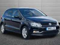 Used VW Polo Match 60 HP (44 kW) 2016 Black Hatchback