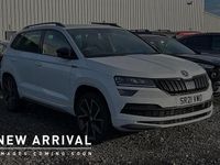 Used Skoda Karoq SportLine 147 HP (108 kW) 2021 Moon white metallic SUV