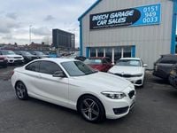 Used BMW 218 Sport Line 136 HP (100 kW) 2018 White Coupe