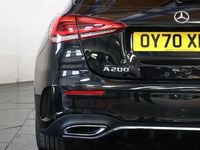 Used Mercedes A200 AMG line 163 HP (119 kW) 2020 Black Hatchback