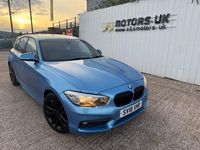 Used BMW 118 Sport Line 2018 Blue Hatchback