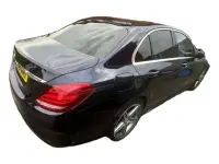 Used Mercedes C220 AMG line 170 HP (125 kW) 2016 Blue Sedan