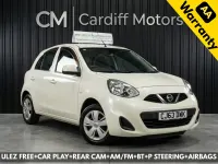 Used Nissan Micra S 2014 White Hatchback