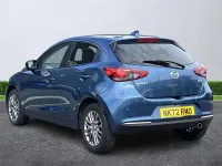 Usado Mazda 2 Inclusive 2022 Azul Citadino