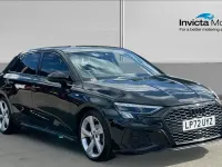 Used Audi A3 S-Line 110 HP (80 kW) 2023 Black Sedan
