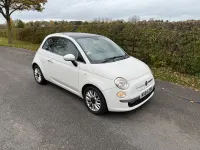 Used Fiat 500 Lounge 69 HP (50 kW) 2014 White Hatchback