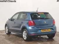 Used VW Polo Match 90 HP (66 kW) 2016 Blue Hatchback