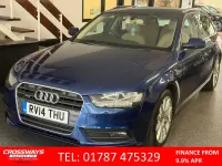 Used Audi A4 177 HP (130 kW) 2014 Blue Estate