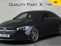 Used Mercedes CLA200 AMG line 2021 Black Coupe