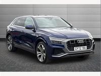 Used Audi Q8 S-Line 340 HP (250 kW) 2022 Blue SUV