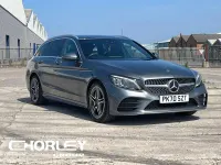 Used Mercedes C200 AMG line 198 HP (145 kW) 2020 Grey Estate