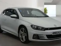 Begagnad VW Scirocco R-line 180 HK (132 kW) 2015 Vit Sportkupé